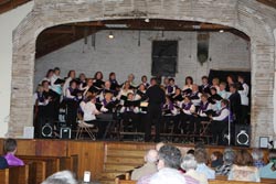 BelCanto & Tapestry Choral Groups on stage