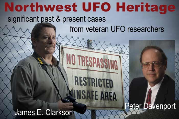 Northwest UFO Heritage - Presentation with James Clarkson & Peter Davenport - photos including No Trespassing Sign